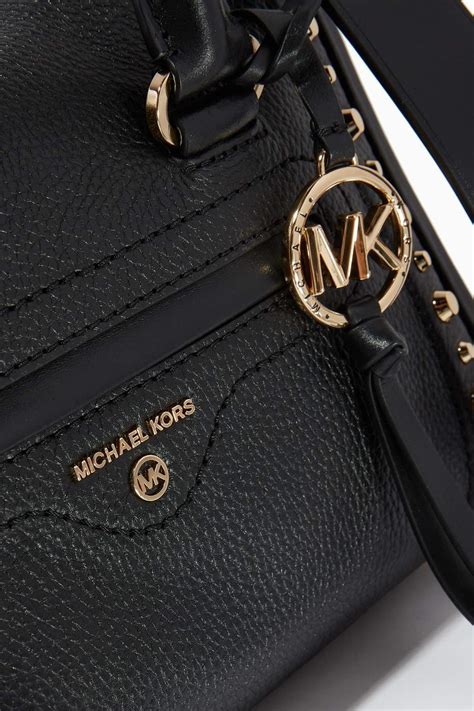 carine satchel michael kors|michael kors carine black.